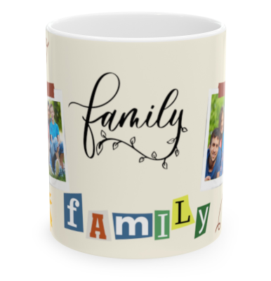 Family Mug with Custom Photos