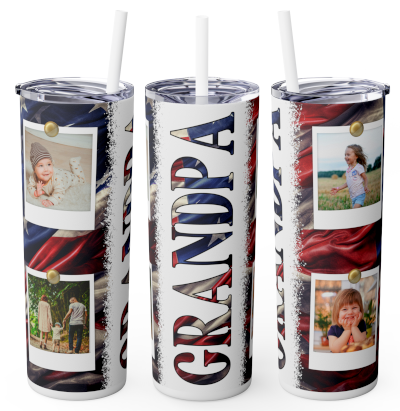 Grandpa Photo Tumbler