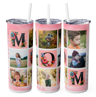 Love You Mom 6 Photo Tumbler